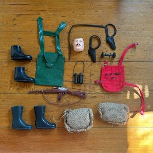 GI Joe Uniforms and various accessories.